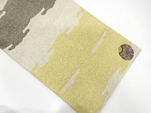 綴れ　鈴模様織り出し　袋帯